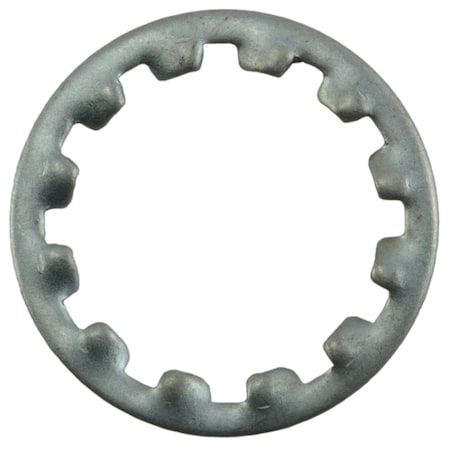 Midwest Fastener Internal Tooth Lock Washer, For Screw Size 1/2 in Steel, Zinc Plated Finish, 100 PK 03986